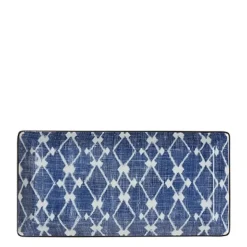 Aizome Hishi Rectangle Plate