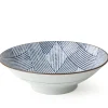 Aizome Shima Serving Bowl - the perfect gift available at Miya