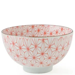 Asanoha Colors 4.5" Rice Bowl - Red