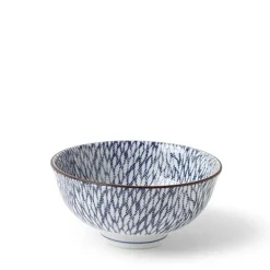 Beautiful blue and white pattern ceramics made in Japan available at Miya.