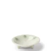 Beautiful green and white glaze on ceramic dishes made in Japan available at Miya.