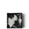 Black & White Brush Small Plate