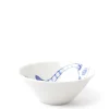 Blue & White Cat 4.5" Rice Bowl