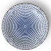 Blue & White large dinner plate made in Japan available at Miya.