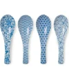 Blue & White Soup Spoon Set