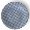 Blue & White Stitch 11" Plate