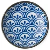 Blue and white ceramic sauce dish made in Japan available at Miya!