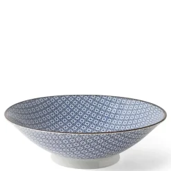 Blue and white design on beautiful ceramics made in Japan available at Miya.