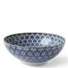Blue and white design on beautiful ceramics made in Japan available at Miya.