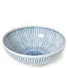 Blue Stripes 8.25" Bowl