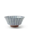 Blue White Ramen Bowl 7" Shimamon