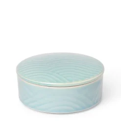 Bowl With Cover Himari Lt Blue