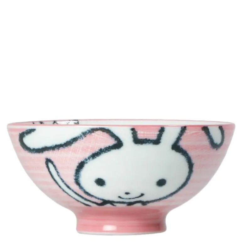 Bunny Rabbit Rice Bowl Made in Japan Available At Miya.