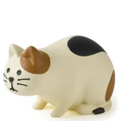 Curious Calico Cat Figurine from Decole Japan.