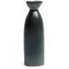 Iron Glaze Black Matte 8 oz. Sake Bottle at Miya