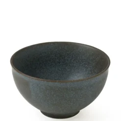 Ishi Glaze teacup from Miya.  Beautiful glaze on traditional size Japanese teacup.