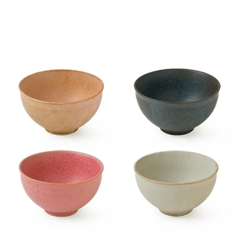 Ishi Glaze teacup set from Miya. Beautiful glaze on traditional size Japanese teacup.