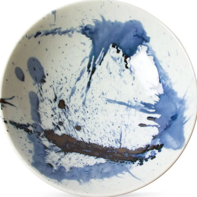 Japanese Blue Sumi 9.75" Serving Bowl at Miya