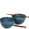 Kyo Karakusa 5.25" Bowl For Two Set