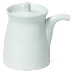 Mori White G-type Sauce Pot at Miya
