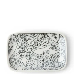Plate Rectangle Happy Sea Animals