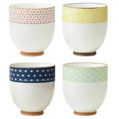 Sashiko Teacup Set 6 Oz.