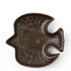 Sauce Dish Bird Brown