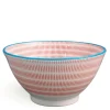 Sen Colors Red 7.5" Ramen Noodle Bowl from Japan at Miya.