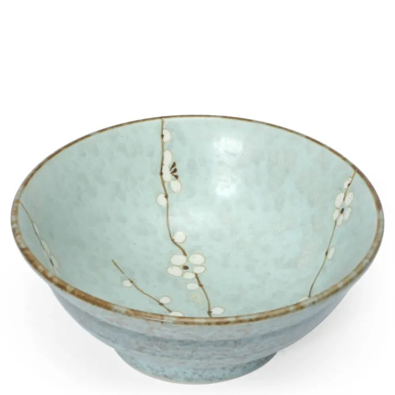 Spring Blossoms 8.25" Flared Ramen Noodle Bowl from Japan at Miya