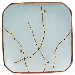 Spring Blossoms 5.25" Sq. Plate