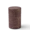 Tea Canister Purple/Gold Swirl