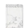 Towel Black & White Rabbits