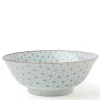 Traditional Japanese Asanoha Design made more modern on this beautiful collection in multiple colors!