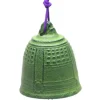 Wind Chime Temple Bell Green 2-1/2"